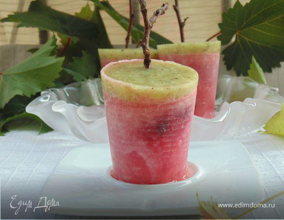 Фруктовый лед «Арбуз на палочке»