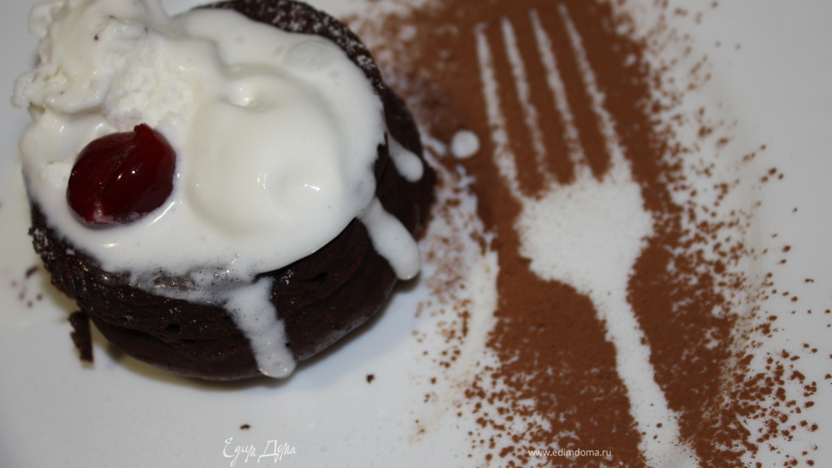 Шоколадный фондан