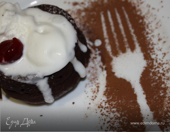 Шоколадный фондан Шоколадный фондан