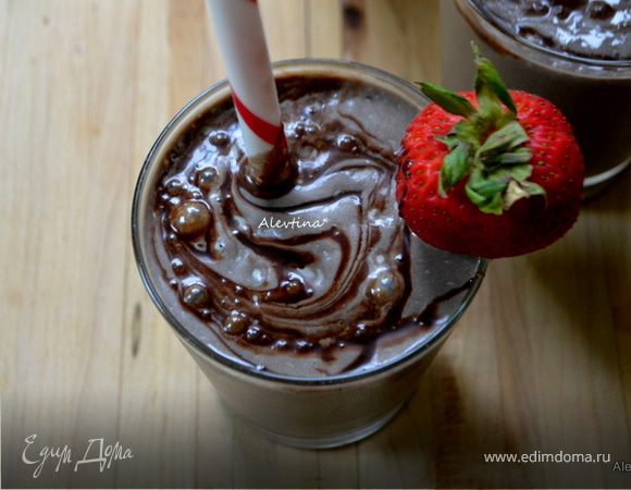 Шоколадный шейк с авокадо 