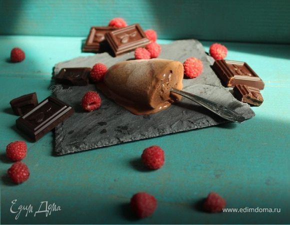 Шоколадно-зефирное мороженое Шоколадно-зефирное мороженое