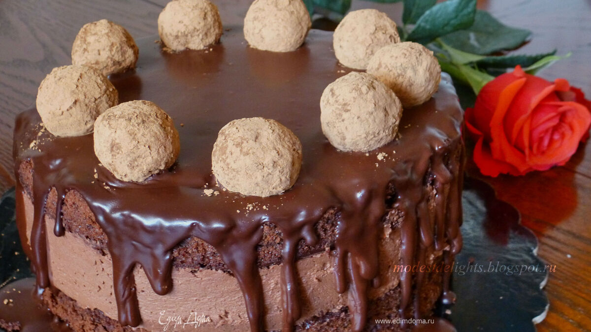 Торт "Шоколадное наслаждение"