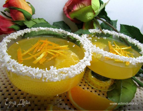 Апельсиновое желе Апельсиновое желе