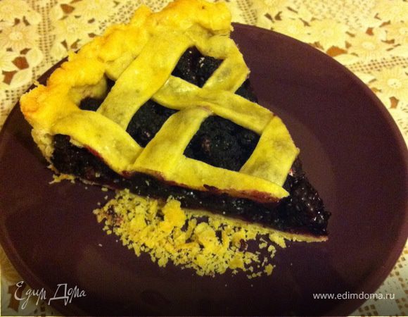 Ежевичный пирог летний