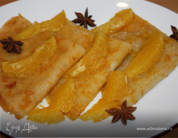 Блинчики фламбе