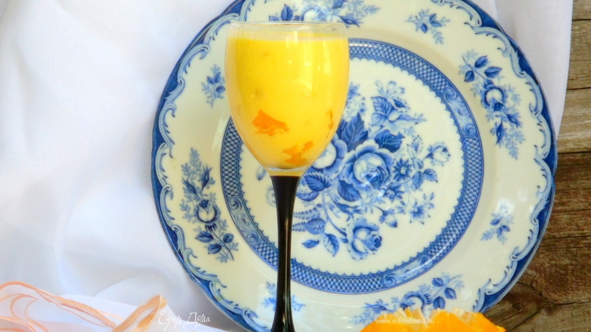 Апельсиновый Eggnog (безалкогольный)