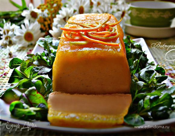 Рыбный паштет в апельсиновом желе Рыбный паштет в апельсиновом желе