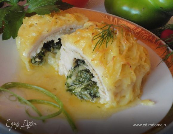 Куриные котлеты в картофельной корочке