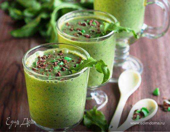 Смузи из щавеля, фруктов и хлопьев Смузи из щавеля, фруктов и хлопьев
