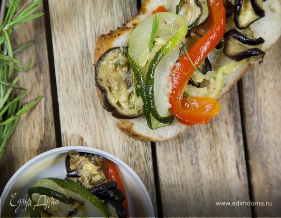 Закуска из печеных овощей