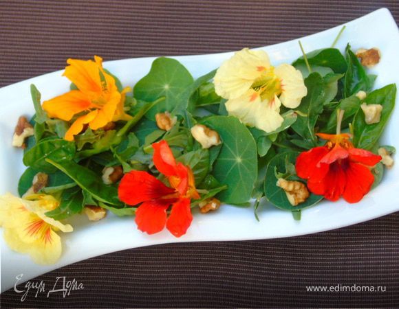 Цветочный салат Цветочный салат