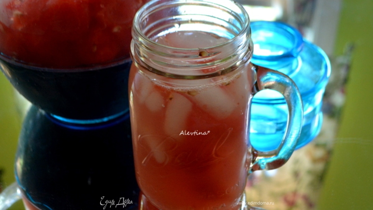 Арбузно-имбирный освежающий напиток (Watermelon-Ginger Agua Fresca)