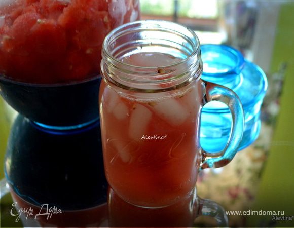 Арбузно-имбирный освежающий напиток (Watermelon-Ginger Agua Fresca)