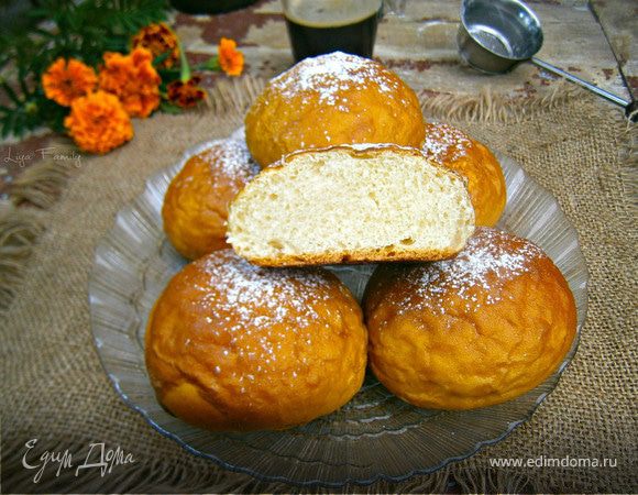 Булочки с кофейной корочкой (Coffee buns)