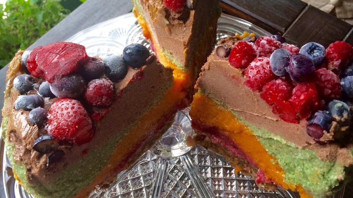 Веганский Чизкейк Радуга