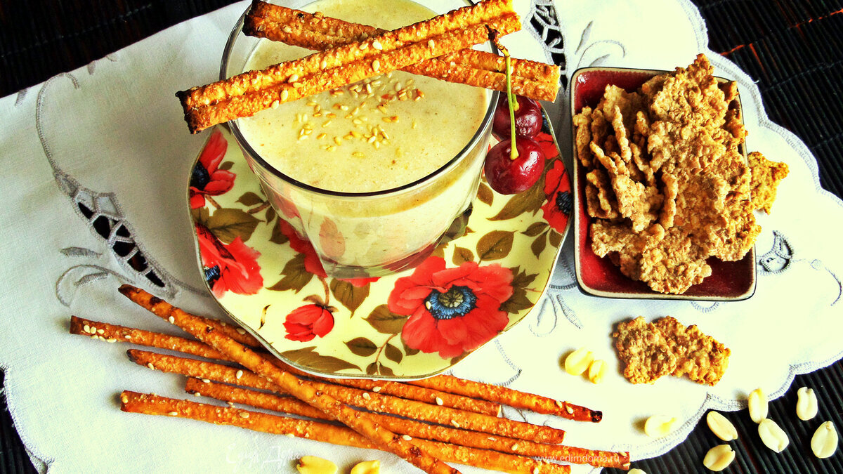 Коктейль творожный к завтраку