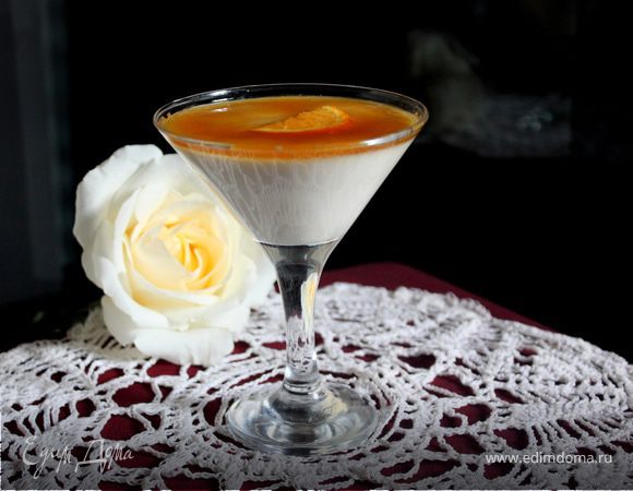 Ванильно-апельсиновая панна котта