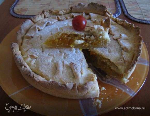 Абрикосово-апельсиновый пирог Абрикосово-апельсиновый пирог