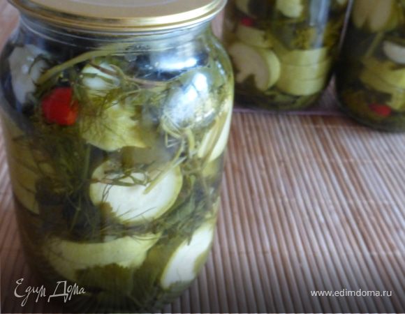 Кабачки маринованые 