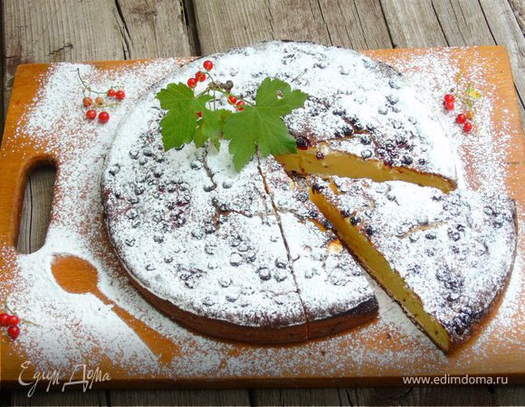 Пирог с белым шоколадом и рикоттой