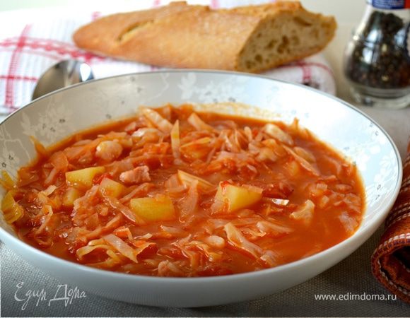 Ирландский суп с капустой и беконом (Irish Bacon and Cabbage Soup)