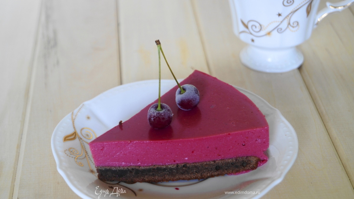 Торт "Вишня и шоколад"