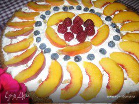 Многозерновая лепешка с фруктами я ягодами