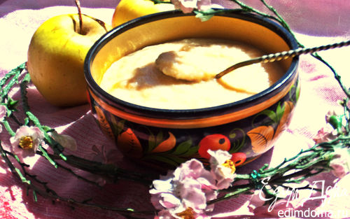 Рецепт Яблочное пюре со сгущёнкой