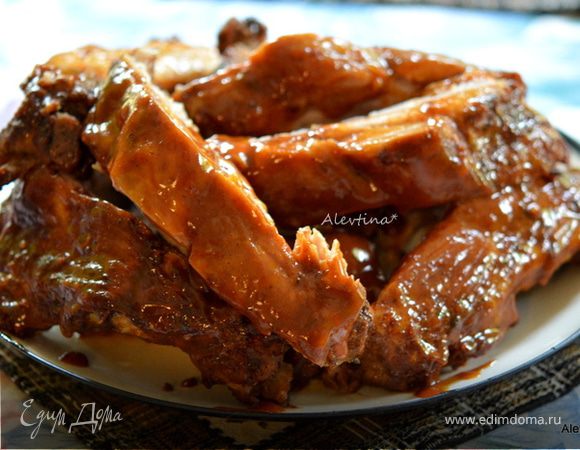 Свиные ребра в духовке или на гриле Свиные ребра в духовке или на гриле