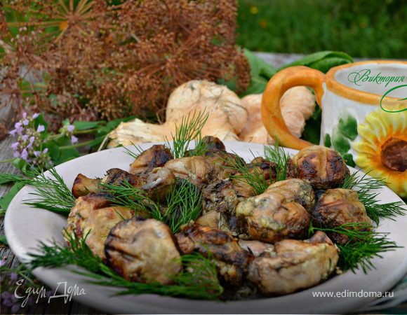 Шампиньоны, приготовленные на гриле Шампиньоны, приготовленные на гриле