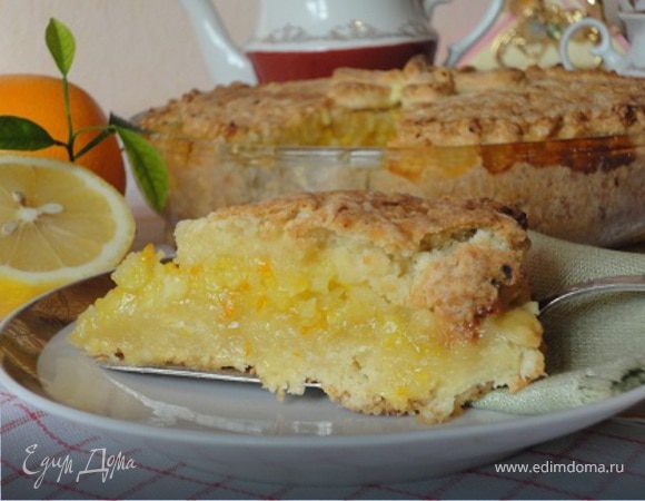 Лимонно-апельсиновый пирог Лимонно-апельсиновый пирог
