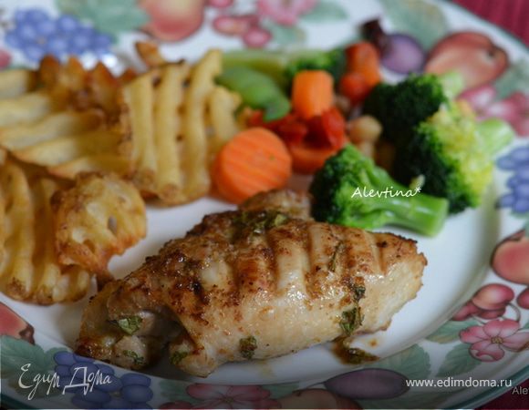 Куриные цитрусовые грудки на гриле Куриные цитрусовые грудки на гриле