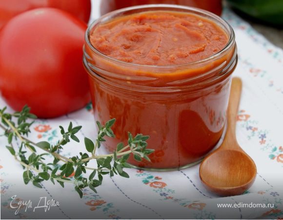 Томатный соус из запеченных овощей Томатный соус из запеченных овощей