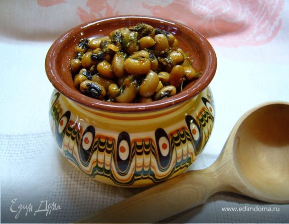 Фасоль «Черный глаз» в бутылке Фасоль «Черный глаз» в бутылке