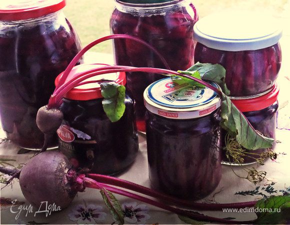 Маринование свекольных стебельков