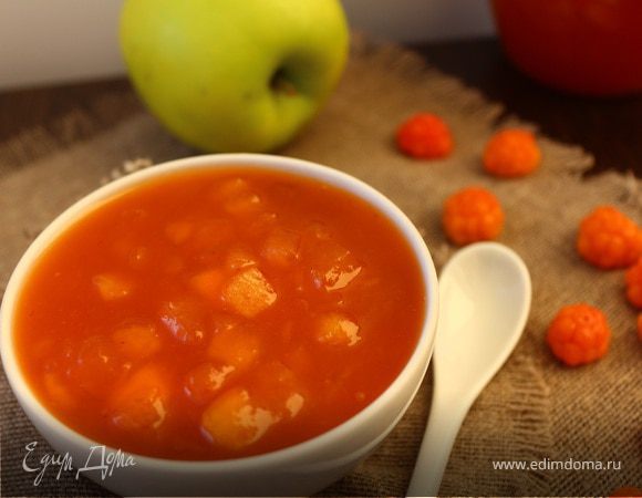 Яблочно-морошковый конфитюр с мартини Яблочно-морошковый конфитюр с мартини