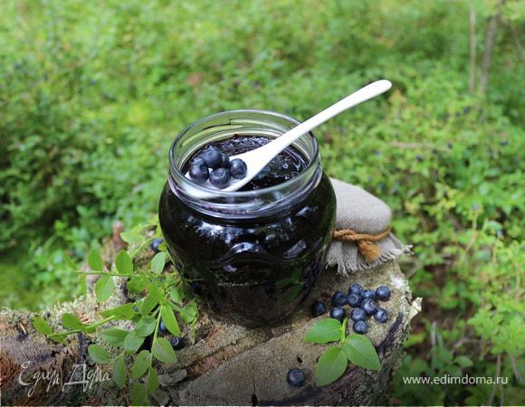 Черничный джем с черной смородиной
