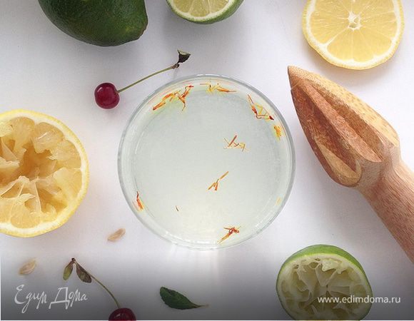 Лимонный детокс с шафраном