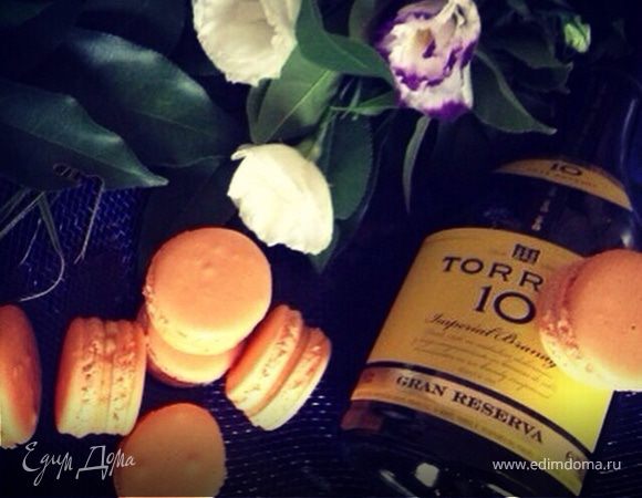 Макаруны с грейпфрутом и белым шоколадом на фундуке