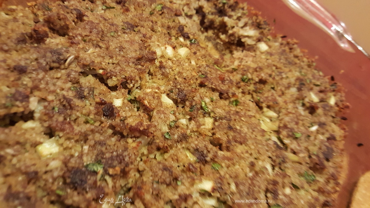 Мясной пирог с ближневосточными специями (по мотивам kibbeh)