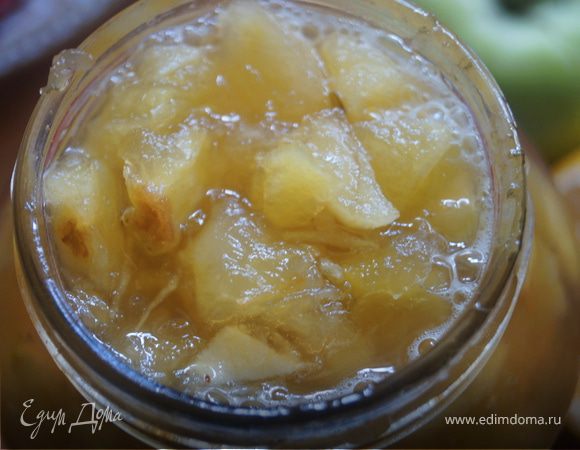 Яблочный конфитюр с имбирем Яблочный конфитюр с имбирем