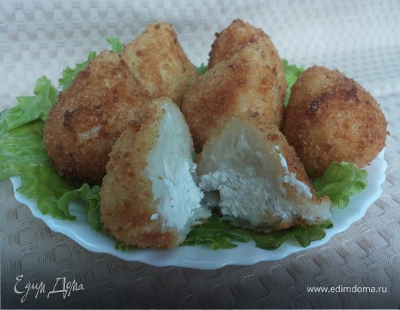 Картофельные крокеты с куриной начинкой Картофельные крокеты с куриной начинкой