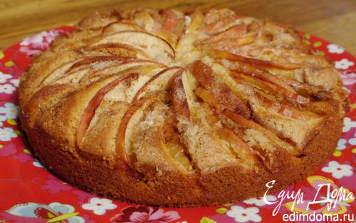 Рецепт Домашний пирог с яблоками и корицей