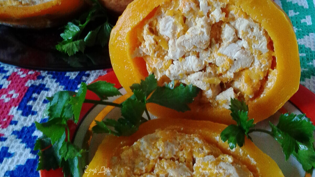 Курица в тыкве