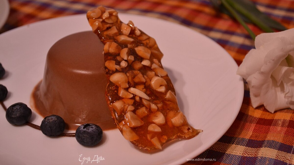 Шоколадная панна котта