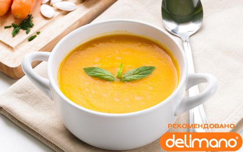Рецепт Суп-пюре из моркови и имбиря