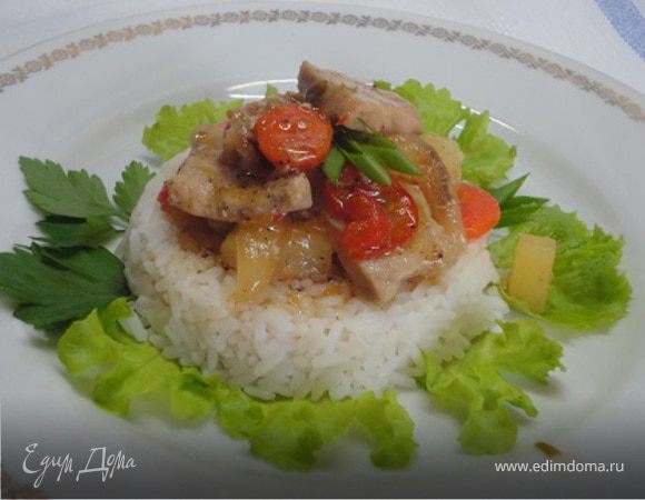 Кисло-сладкая свинина по-тайски Кисло-сладкая свинина по-тайски