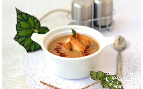 Рецепт Суп-пюре из чечевицы и золотистых овощей
