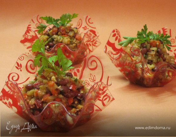 Овощная "мозаика" с фасолью