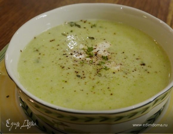 Суп из кабачков и пекинской капусты